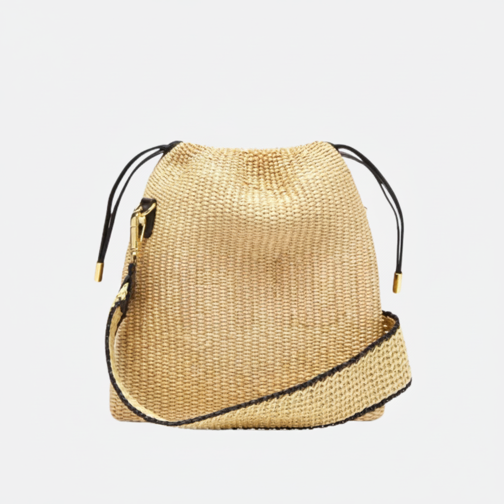 FENDI KLEINE HANDTASCHE AUS RAFFIA